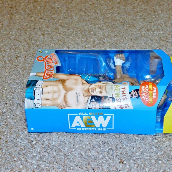 2021 Jazwares AEW Unmatched LJN Cody Rhodes Figure MIB New All Elite Wrestling - Picture 6 of 9